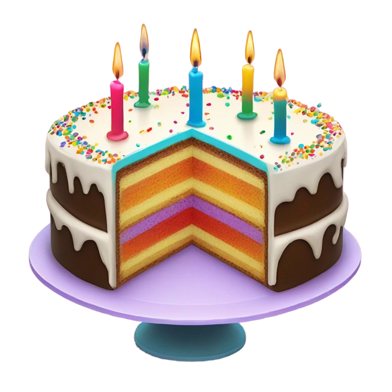 birthday cake emoji
