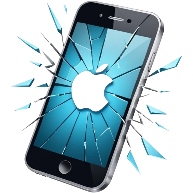 broken mobile phone with out emoji emoji