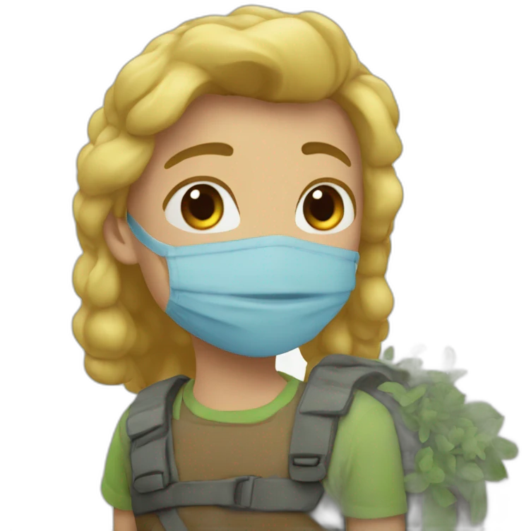 бабочка в поле emoji