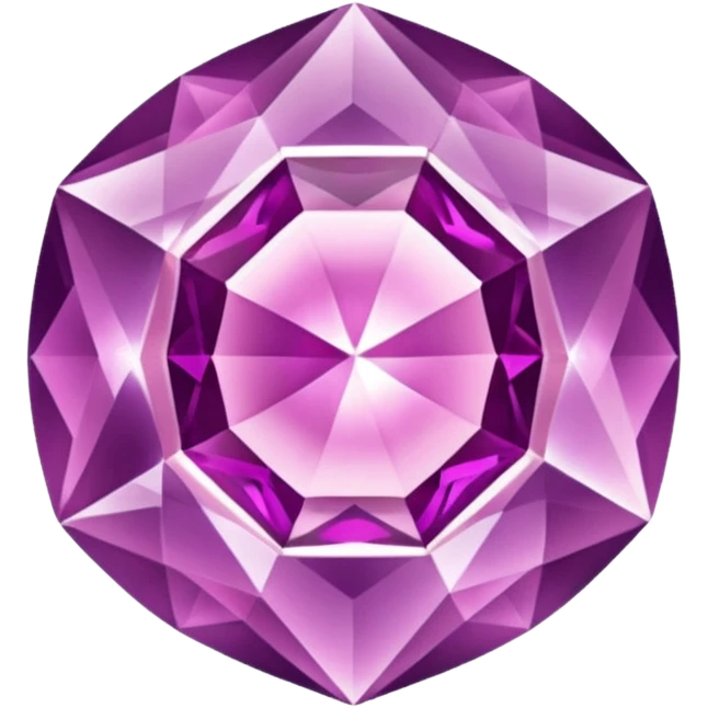 crystal pink gem amethyst emoji