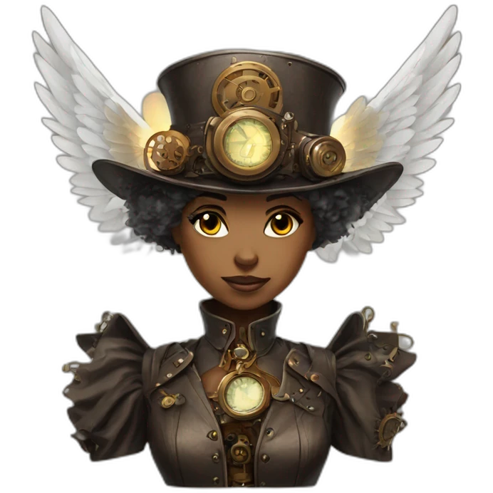 steampunk angel emoji