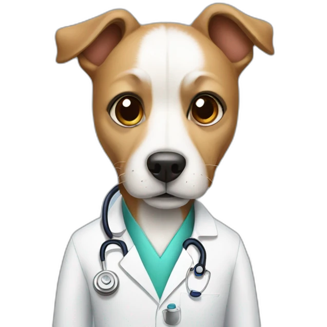 Dog doctor emoji