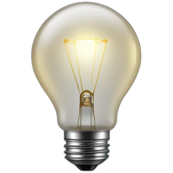 light bulb on emoji
