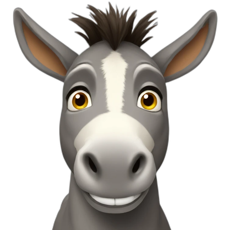 Donkey from shrek emoji