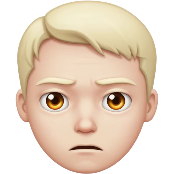 Mad and sad emoji
