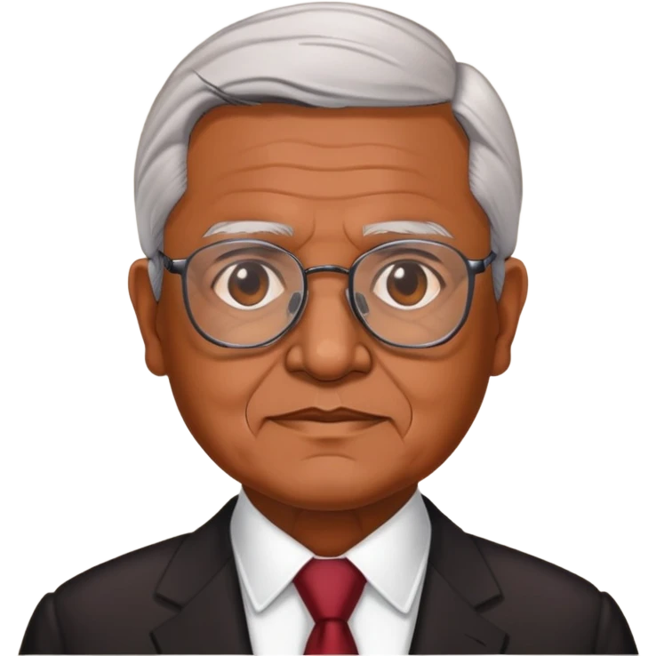 Make the president "AMLO" of Mexico bespectacled  emoji