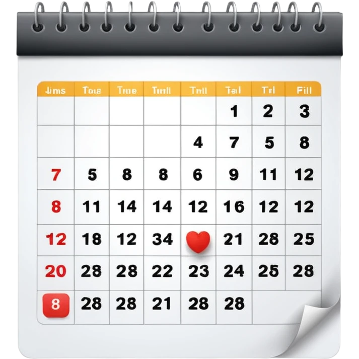 calendar emoji
