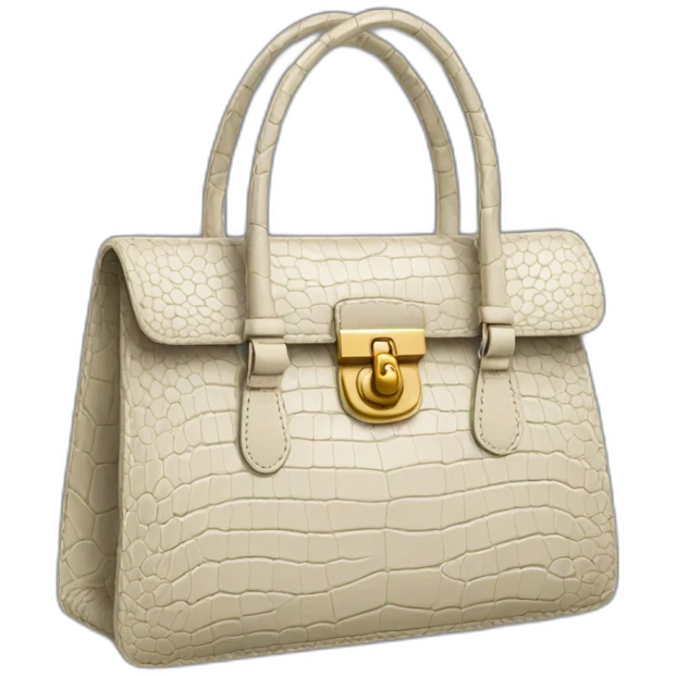 Handbag cocodrile emoji