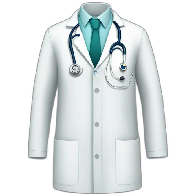 Doctor with the letters “MEDIFIN” on his clothes emoji