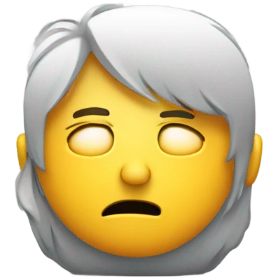 Tired as hell emoji