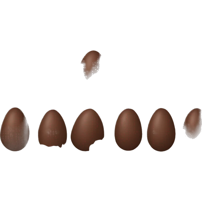 chocolate egg wrapper emoji