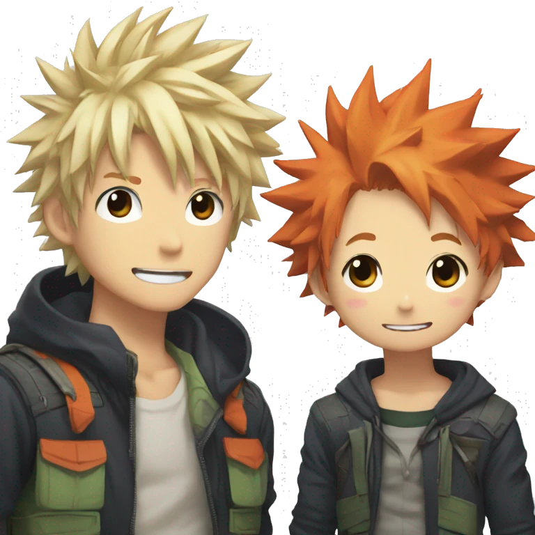 Bakugo and kirishima emoji