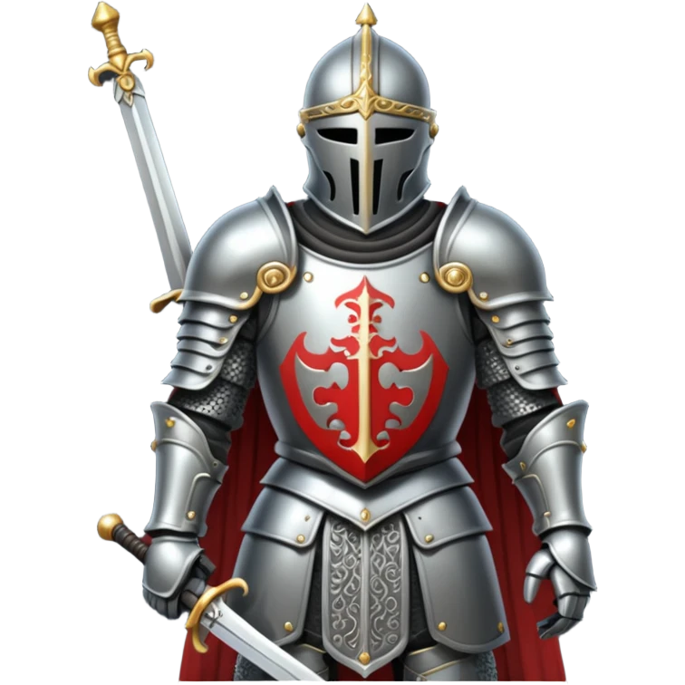 Headless Knight with Sword emoji
