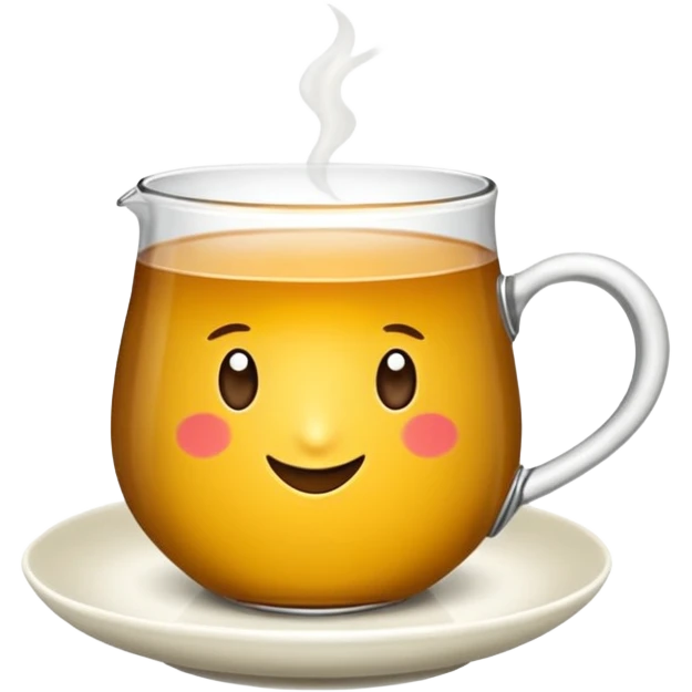 İnce belli çay barfağında çay emoji