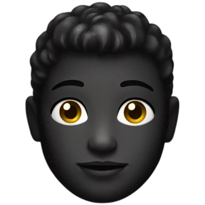 black sparkles emoji