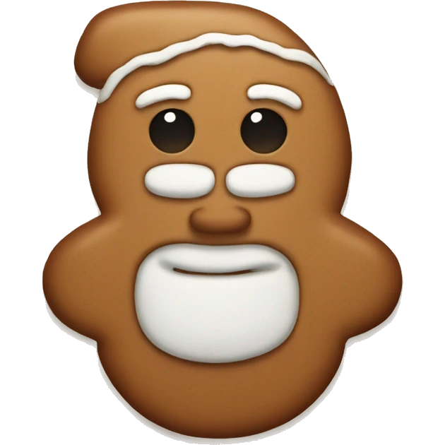 Gingerbread emoji