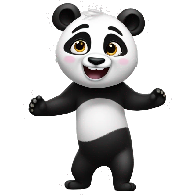 Here is the new character that is a mix between Joy from Inside Out 2 and a panda. This joyful and energetic character combines Joy's bright personality with the black and white fur pattern of a panda. I hope this brings your vision to life! emoji