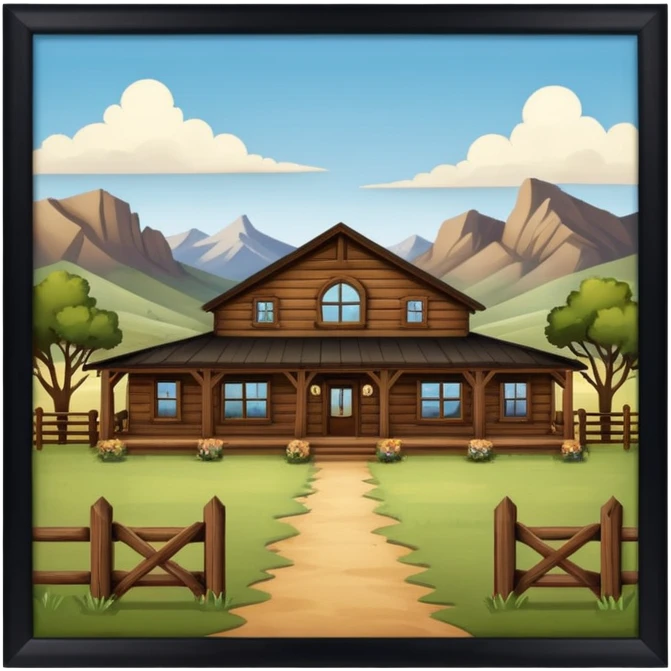 country western ranch emoji