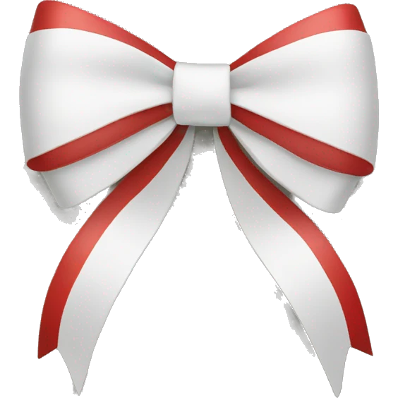 Christmas bow emoji