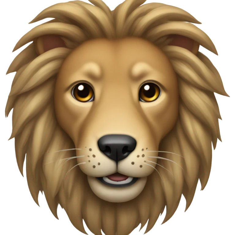dog lion emoji