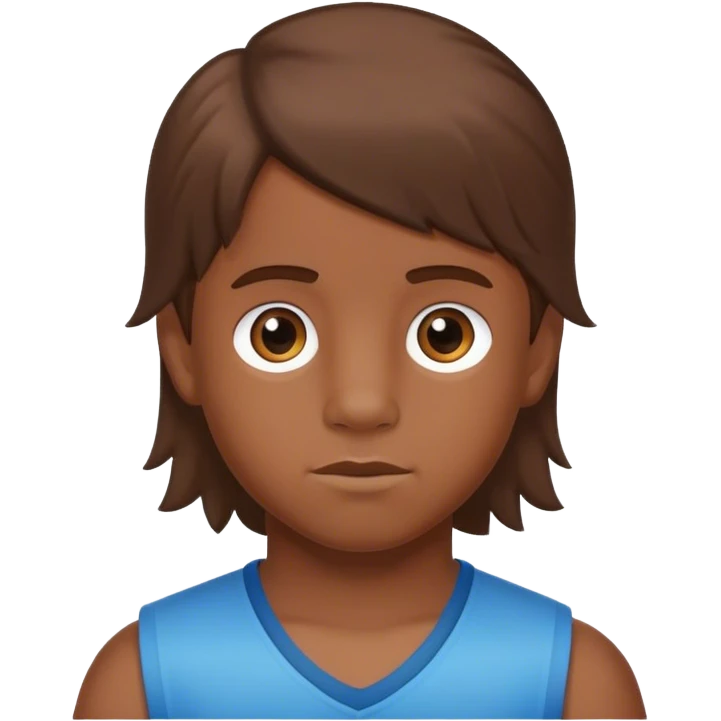 Little boy with a mullet named Kaedyn Koproski brown hair  emoji