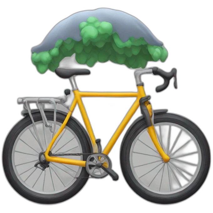 Bike sleeping emoji
