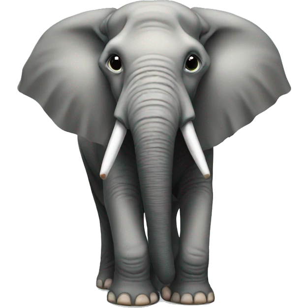 elephant hiding emoji