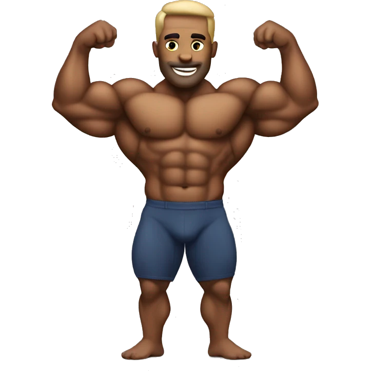 Body builder emoji