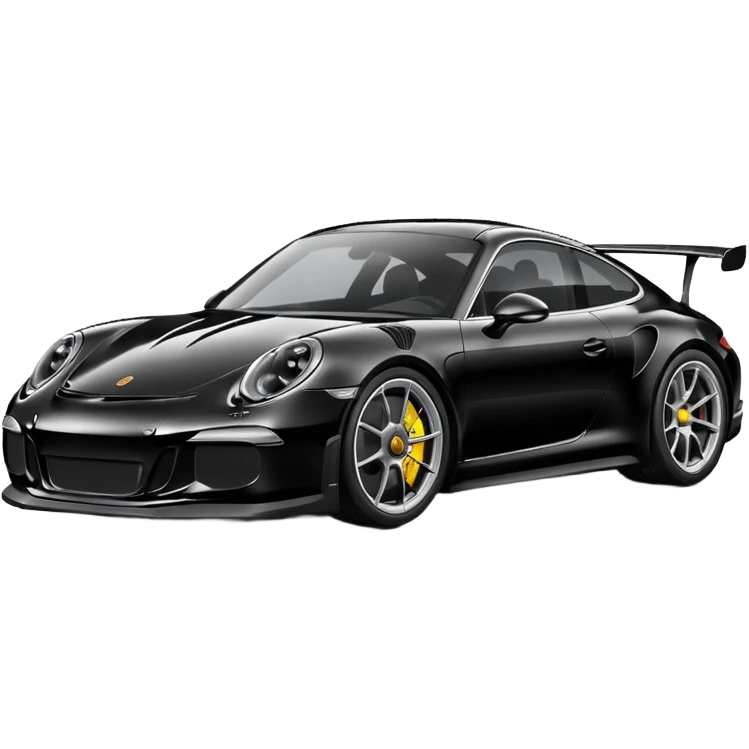 black porsche gt3 emoji