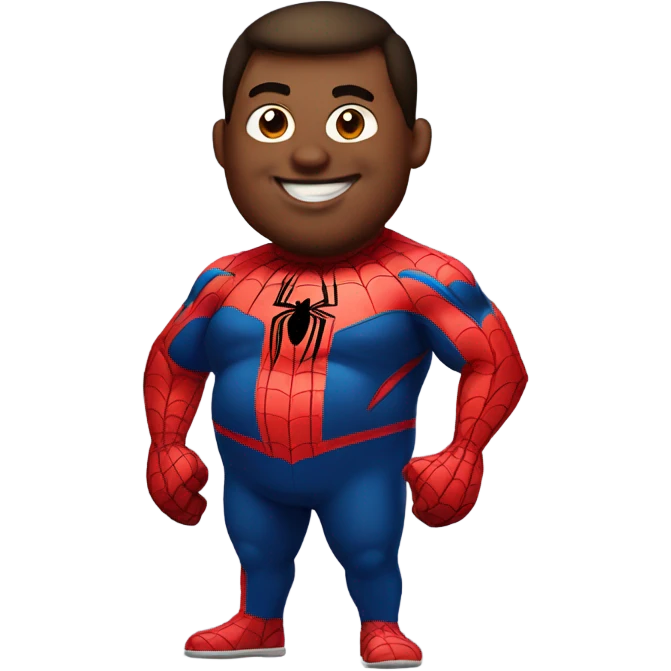 fat spiderman emoji