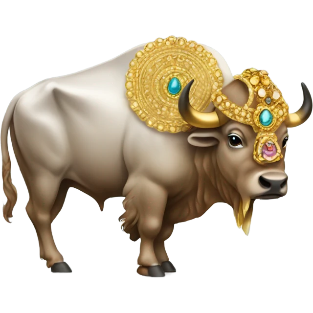 Wealthy buffalo emoji