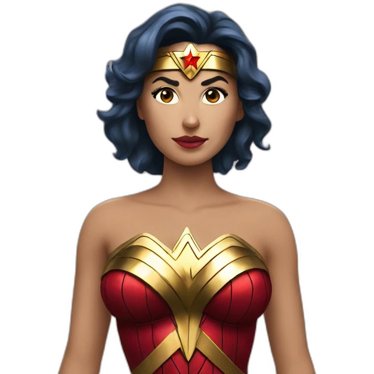 wonderwoman costume emoji