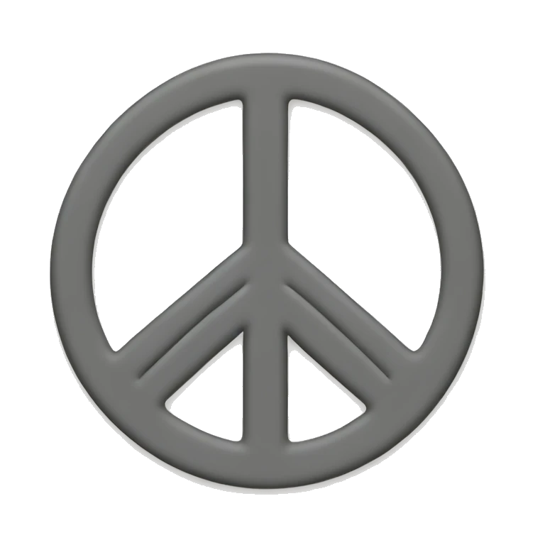 Peace sign emoji