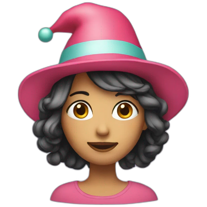 girl-face-with-partyhat emoji