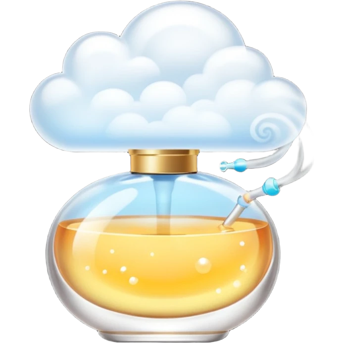 spraying perfume without hands  emoji