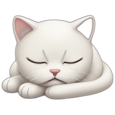depressed tired kitty emoji