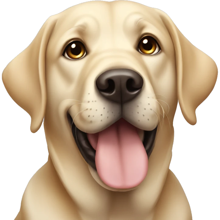Dog labrador emoji