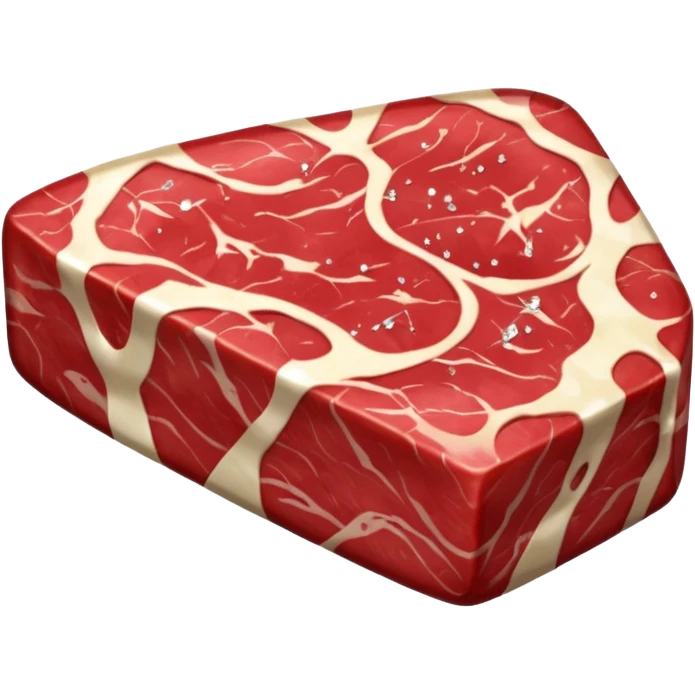 алмазный стейк, no background emoji
