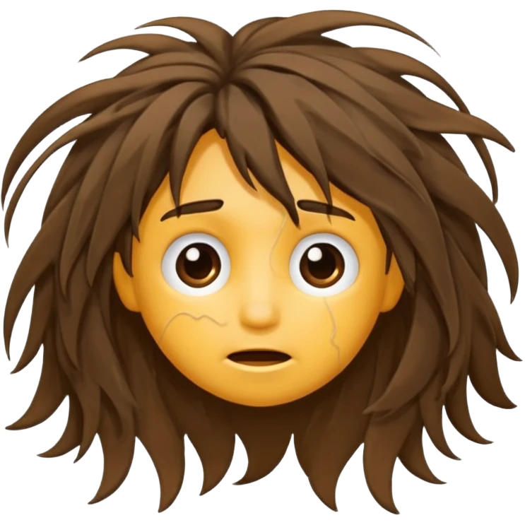 disheveled hair emoji