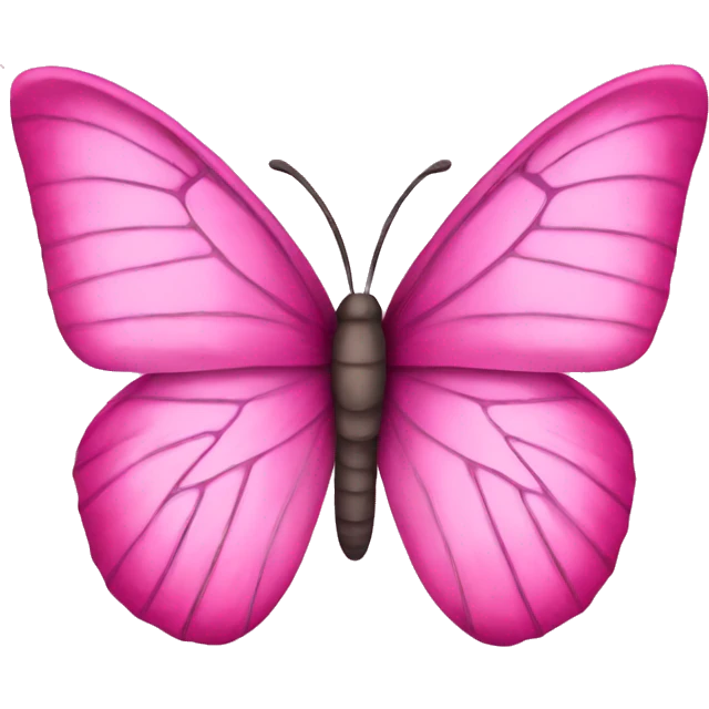 Pink Butterfly emoji