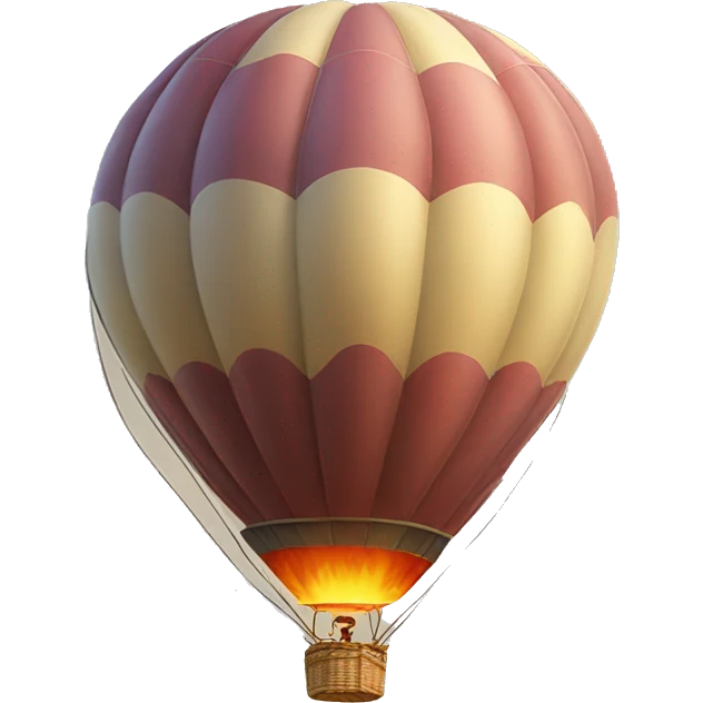 hot air balloon emoji