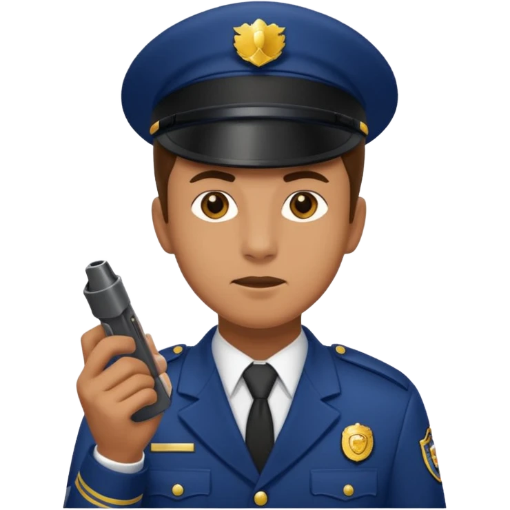 ticket inspector with puncher emoji