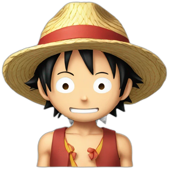 Luffy one pièce  emoji