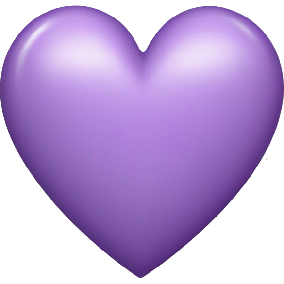 Light purple heart emoji