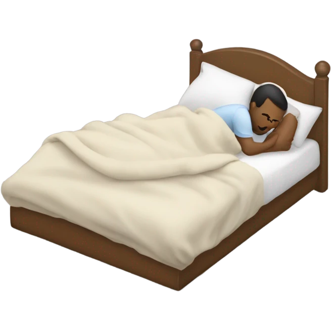 Tucking into bed emoji