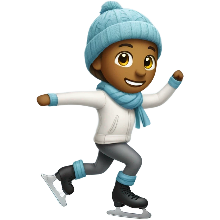 Person ice skating! emoji
