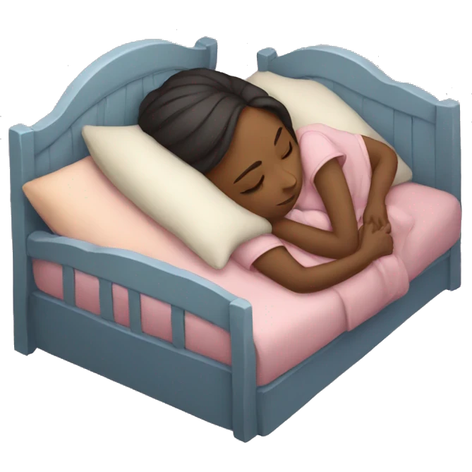 girl sleep emoji