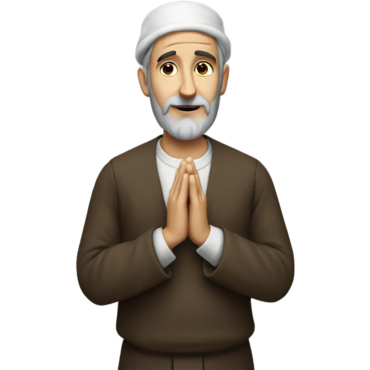 Jewish man praying emoji
