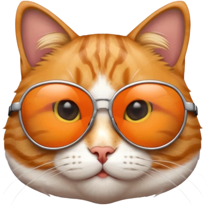 Cat wearing sunglasses emoji