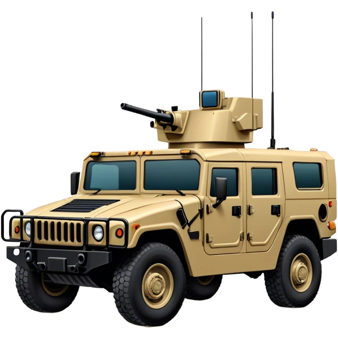 Humvee (HMMWV) (sand colour) emoji
